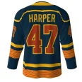 Angry Beavers Blue Hockey Jersey bqck