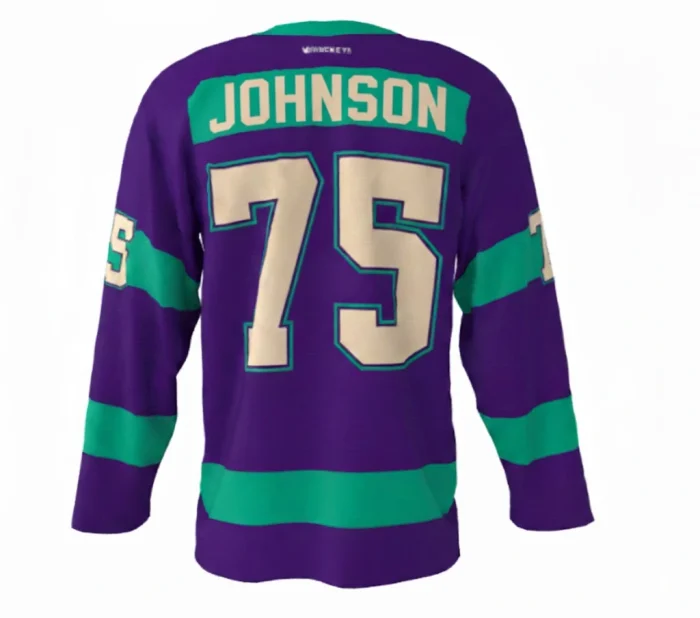Narwhals Vintage Hockey Jersey back Narwhals Vintage Hockey Jersey back