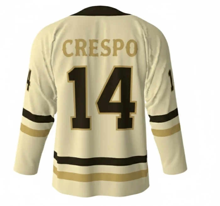 Rat Kings Cream Hockey Jersey back Rat Kings Cream Hockey Jersey back