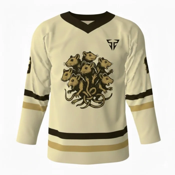 Rat Kings Cream Hockey Jersey