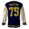 Wolverines Navy Blue Hockey Jersey back