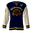 Wolverines Navy Blue Hockey Jersey