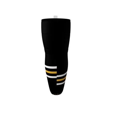 Armadillos Black Ice Hockey Socks side view