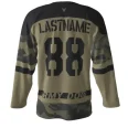 Army Dogs Hockey Jersey back