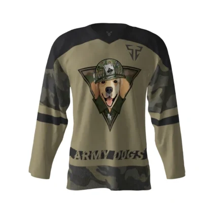 Army Dogs Hockey Jersey