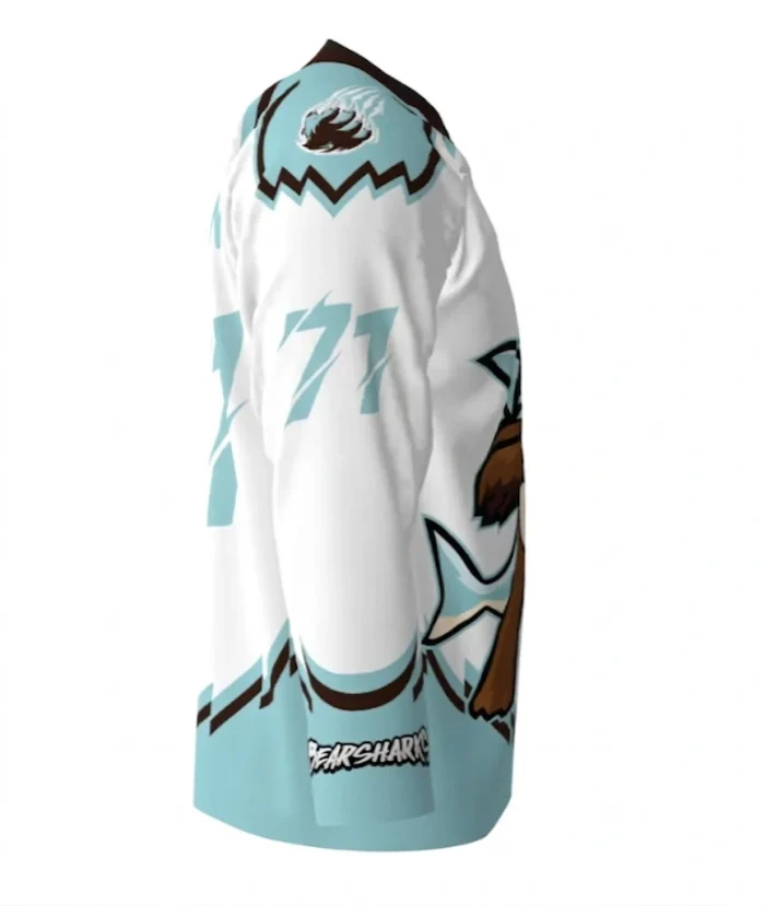 Bearsharks White Hockey Jersey Bearsharks White Hockey Jersey