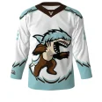 Bearsharks White Hockey Jersey