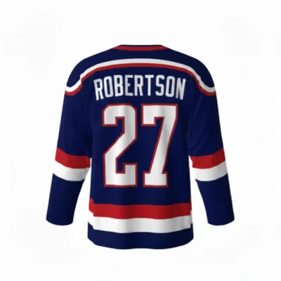 Beer League Beauties Blue Hockey Jersey BACK