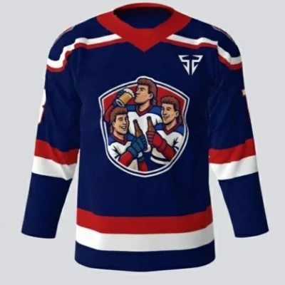 Beer League Beauties Blue Hockey Jersey