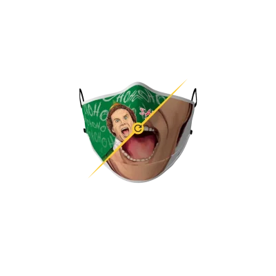 Buddy the Elf Reversible Face Mask