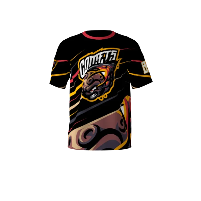 Comets Black Softball Jersey