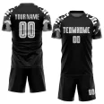 Custom Black White-Camo Sublimation Soccer Uniform Jersey (2)