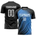 Custom Light Blue White-Black Sublimation Soccer Uniform Jersey (4)