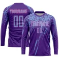 Custom Purple Light Blue-Pink Sublimation Soccer Uniform Jersey (3)