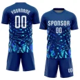 Custom Royal White-Lakes Blue Sublimation Soccer Uniform Jersey (1)