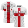 Custom White White Red-Black Sublimation Great Britain Flag Soccer Uniform Jersey (4)