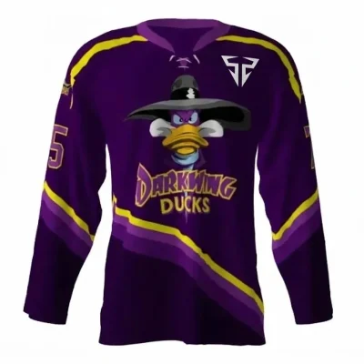 Darkwing Ducks Purple Hockey Jersey