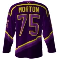 Darkwing Ducks Purple Hockey Jersey back