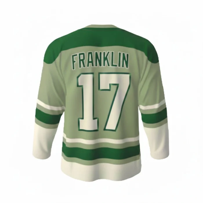 Electric Factory Green Hockey Jersey back Electric Factory Green Hockey Jersey back