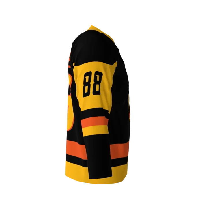Fenrir’s Wrath Black Hockey Jersey right view Fenrir’s Wrath Black Hockey Jersey right view