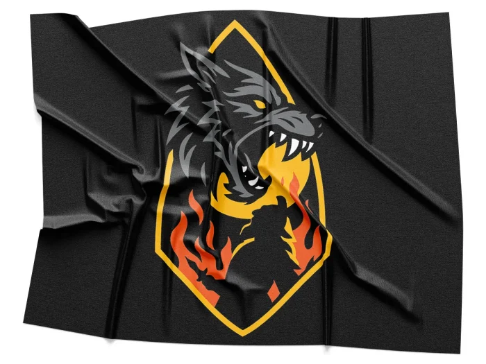 Fenrir’s Wrath Black Hockey Jersey zoom in Fenrir’s Wrath Black Hockey Jersey zoom in