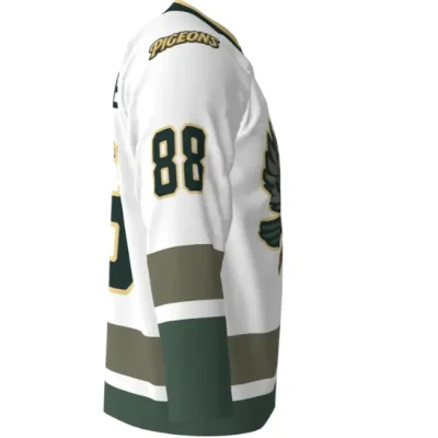 Flying Pigeons White Hockey Jersey