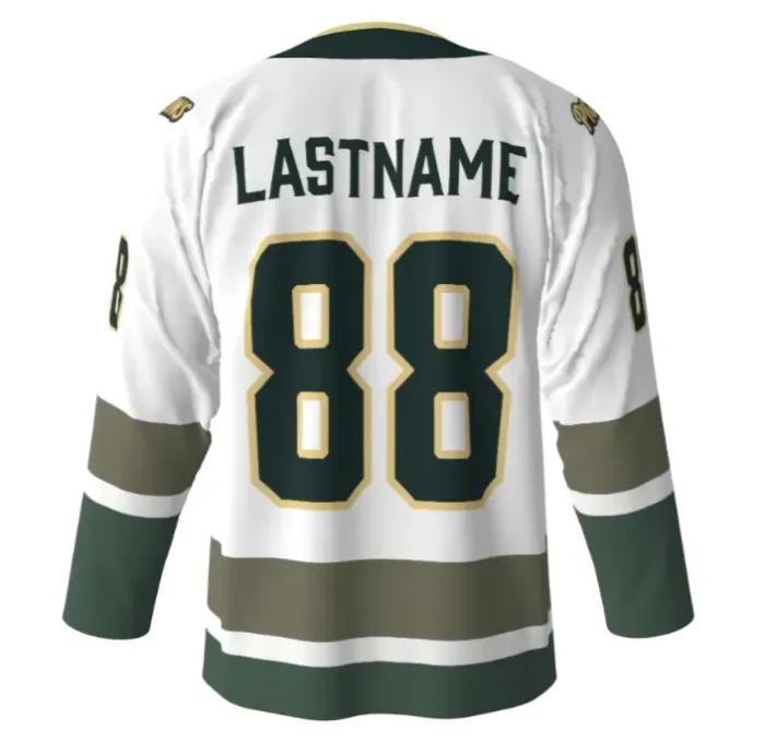 Flying Pigeons White Hockey Jersey back Flying Pigeons White Hockey Jersey back