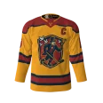 Front View-Dishin Magicians Gold Hockey Jersey