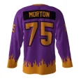 Hounds From Hell Purple Hockey Jersey back
