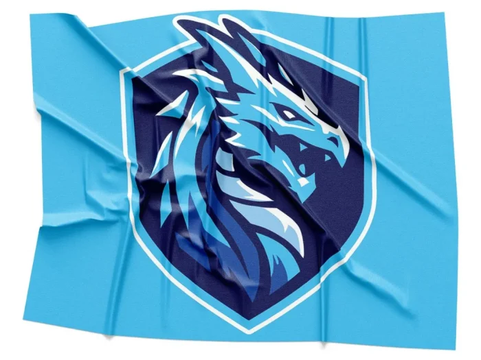 Ice Dragons Blue Hockey Jersey (3) Ice Dragons Blue Hockey Jersey (3)