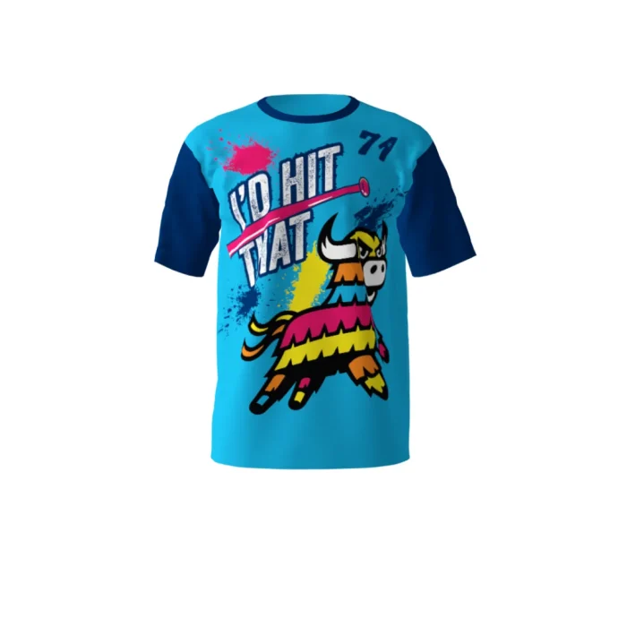 I’d Hit That Bull Piñata Softball Jersey Hit That Bull Piñata Softball Jersey