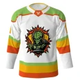 Invasion White Hockey Jersey