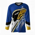 Jagr Bombs Retro Blue Hockey Jersey