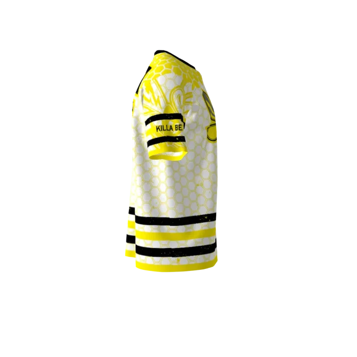 Killer Bees White Softball Jersey Killer Bees White Softball Jersey