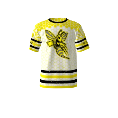 Killer Bees White Softball Jersey