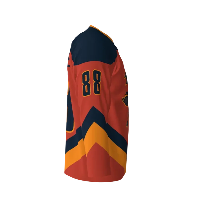 Leeds Devils Red Hockey Jersey Leeds Devils Red Hockey Jersey