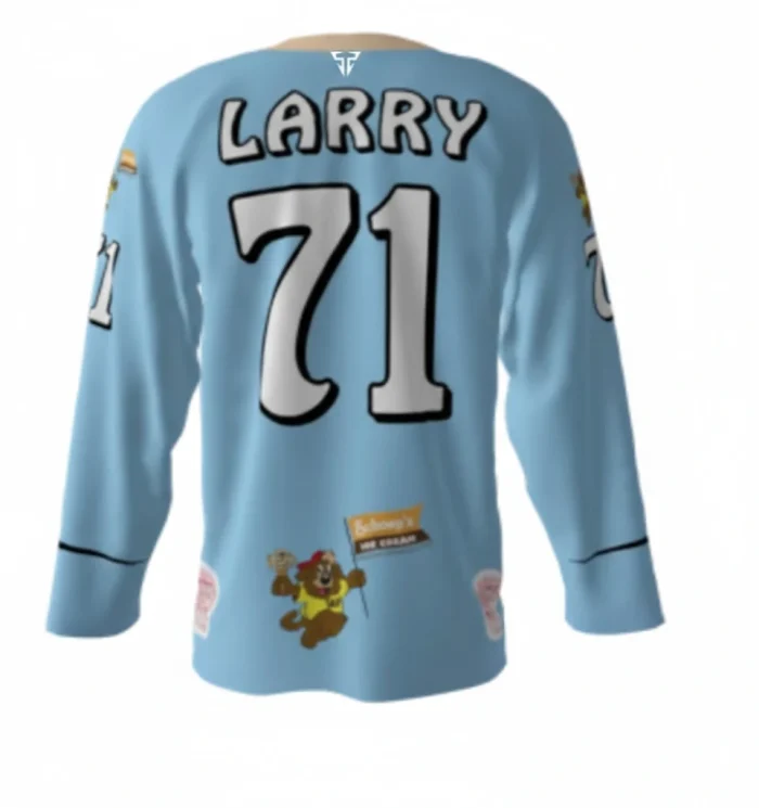 Leisure Suit Larry Hockey Jersey BACK Leisure Suit Larry Hockey Jersey BACK