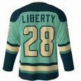 Liberty Green Hockey Jersey BACK