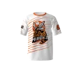 Murder Hornets White Orange Softball Jersey