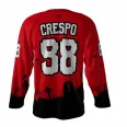 Outlaws Red Halloween Hockey Jersey back