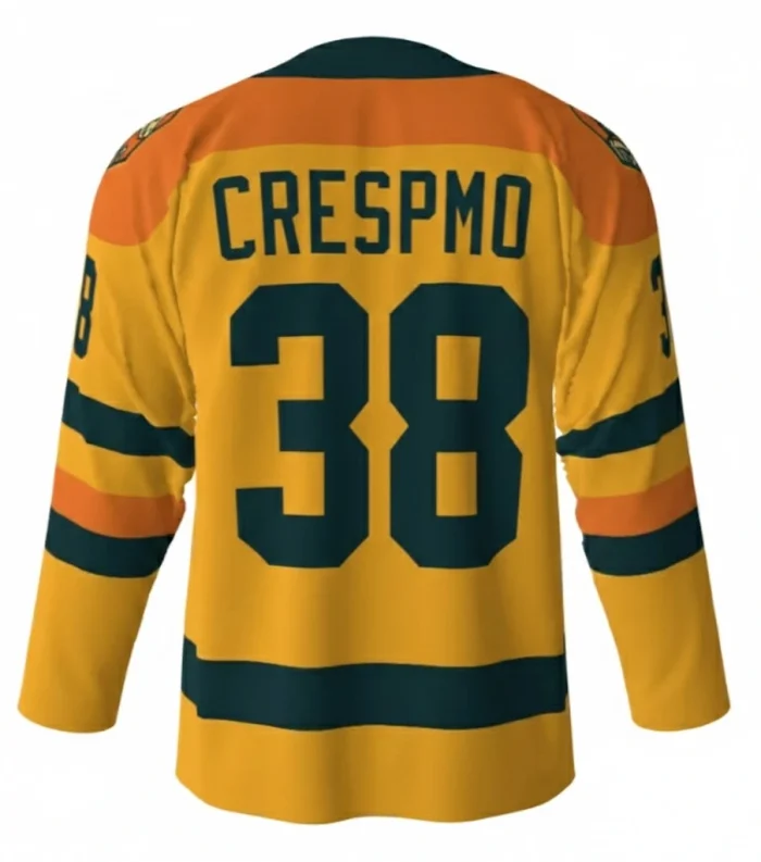 Pale Riders Gold Hockey Jersey back Pale Riders Gold Hockey Jersey back