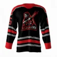 Ricktators Black Hockey Jersey front