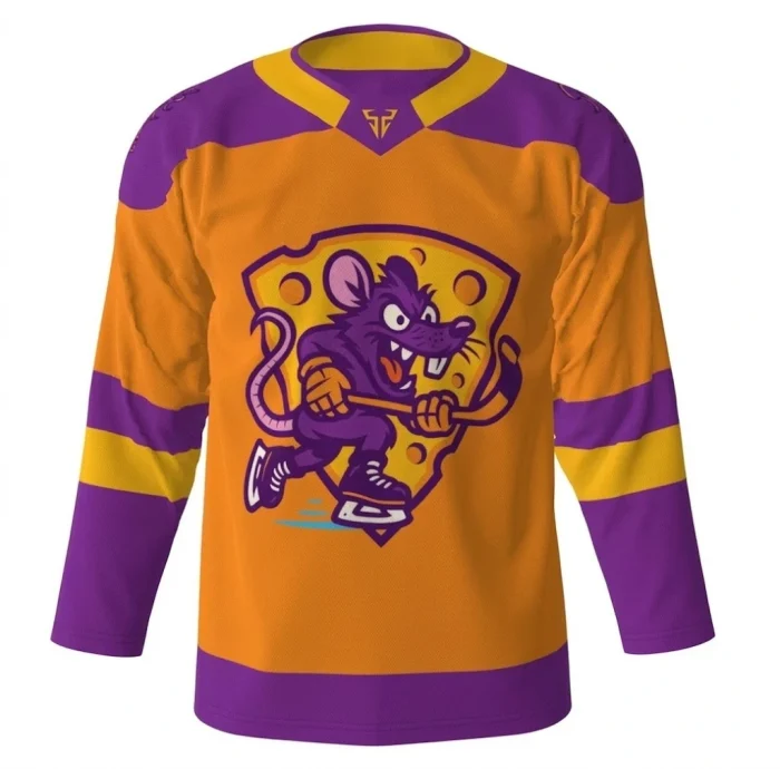 Rink Rats Orange Hockey Jersey
