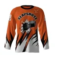 Slapshotz Orange Hockey Jersey