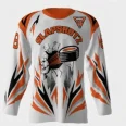 Slapshotz White Hockey Jersey