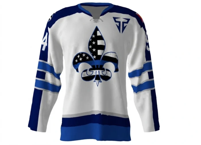 St Louis White Alternate Police Hockey Jersey