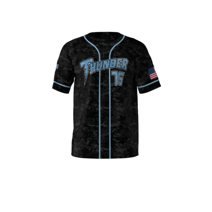 Thunder Black Softball Jersey Thunder Black Softball Jersey