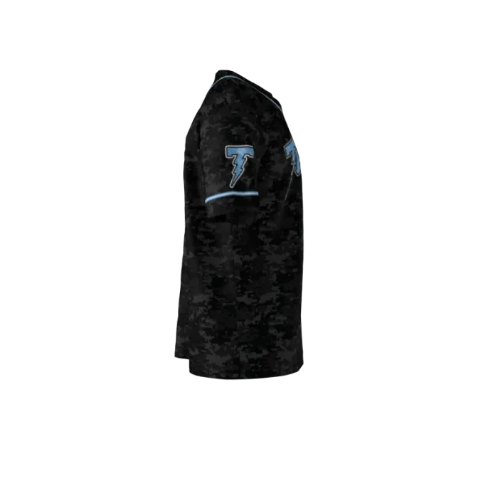 Thunder Black Softball Jersey Thunder Black Softball Jersey