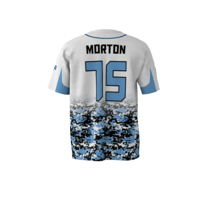 Thunder White Softball Jersey (2) Thunder White Softball Jersey (2)