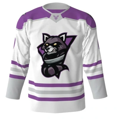 Trash Pandas White Alt Hockey Jersey